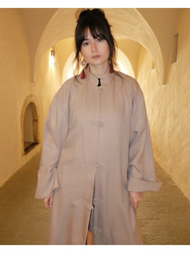 KIMONO INSPIRATION CHINOISE BEIGE