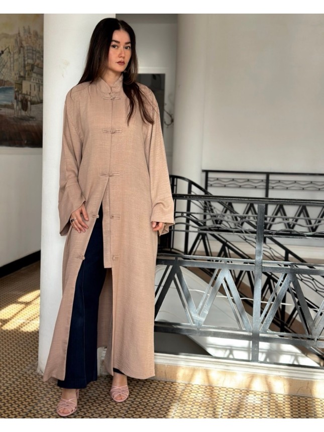 KIMONO INSPIRATION CHINOISE BEIGE