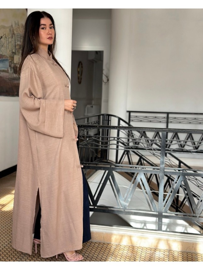 KIMONO INSPIRATION CHINOISE BEIGE