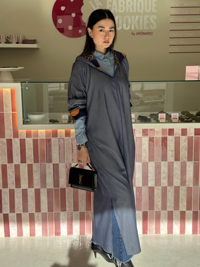 DJALLABA « LA CITADINE » ASPECT JEAN