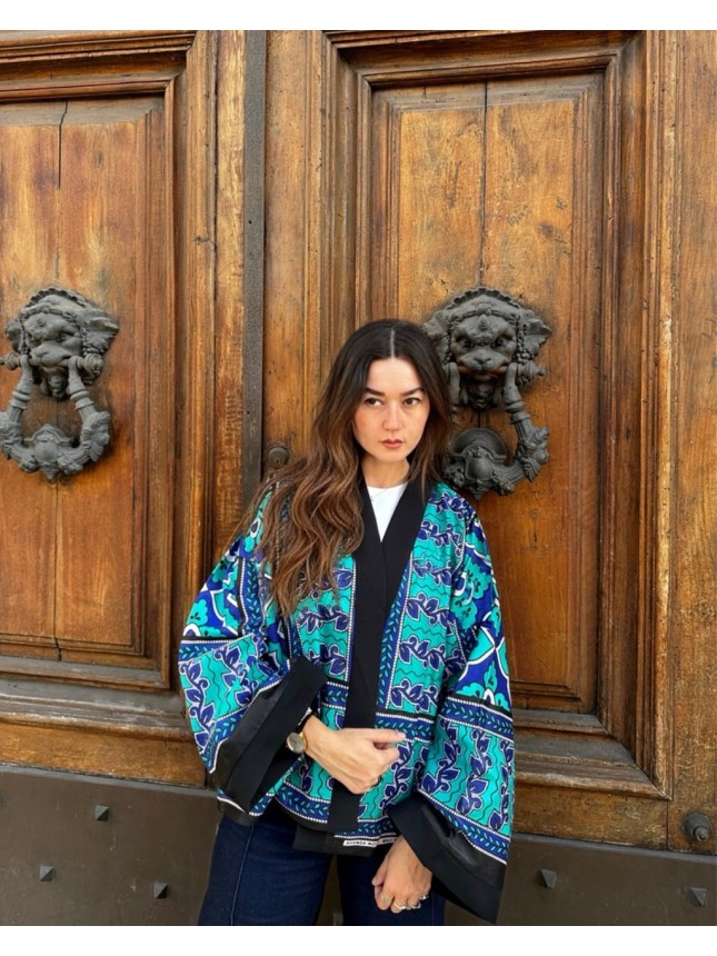 SURCHEMISE MAXI ZELLIGE GREEN