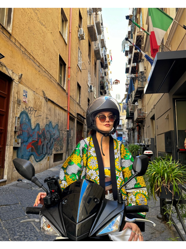 SURCHEMISE MAXI WAX YELLOW