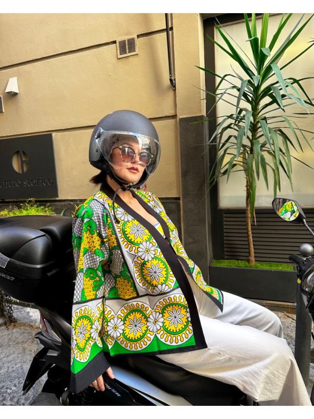 SURCHEMISE MAXI WAX YELLOW