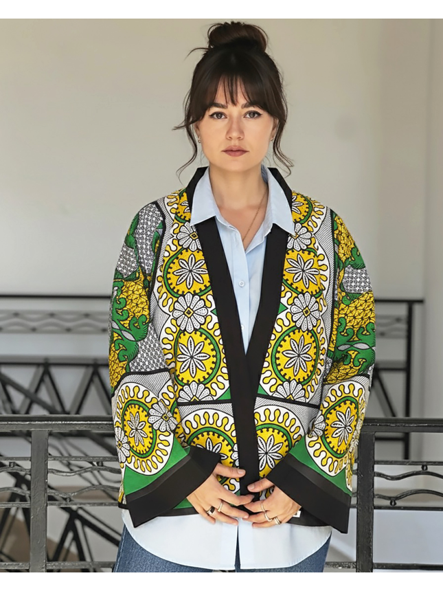 SURCHEMISE MAXI WAX YELLOW