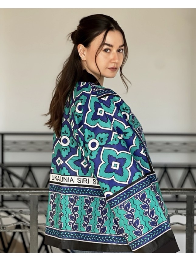 SURCHEMISE MAXI ZELLIGE GREEN