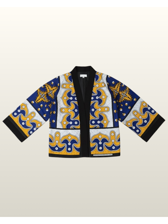 SURCHEMISE MAXI WAX BLEU 