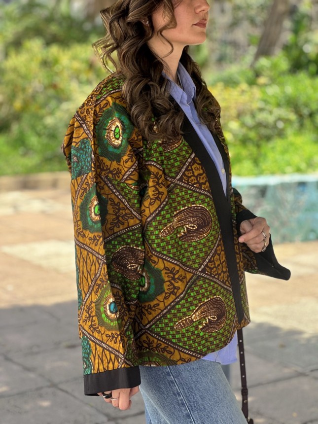 SURCHEMISE MAXI WAX BROWN