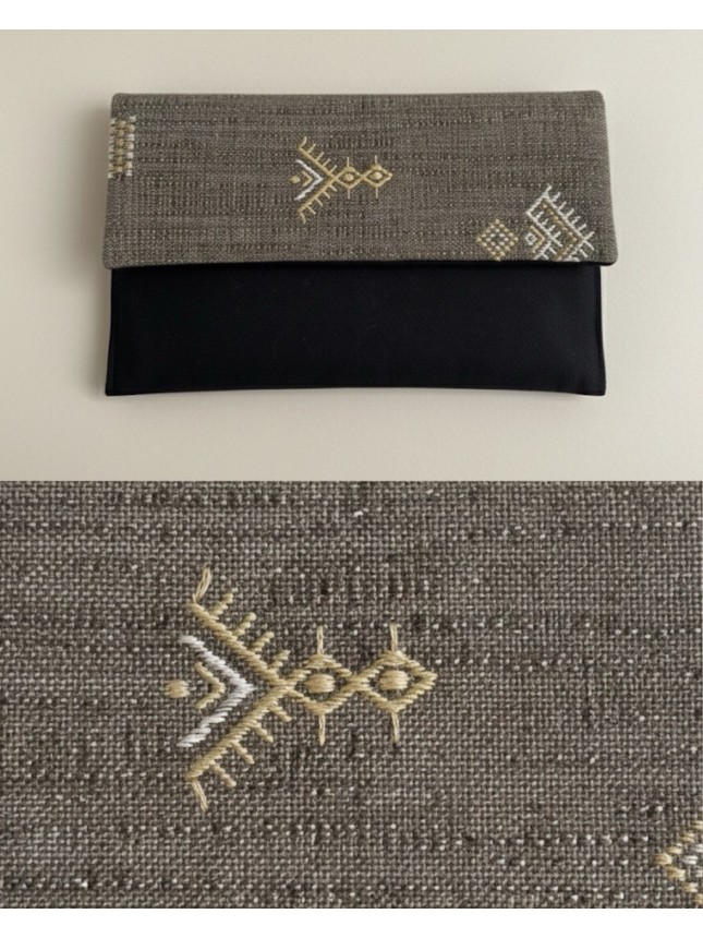 POCHETTE/CLUTCH EN WAX 20