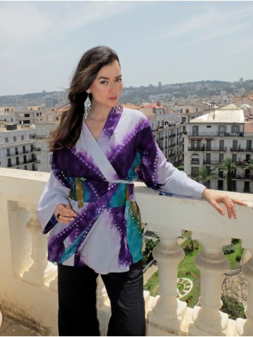 KIMONO HAORI URBAIN PURPLE