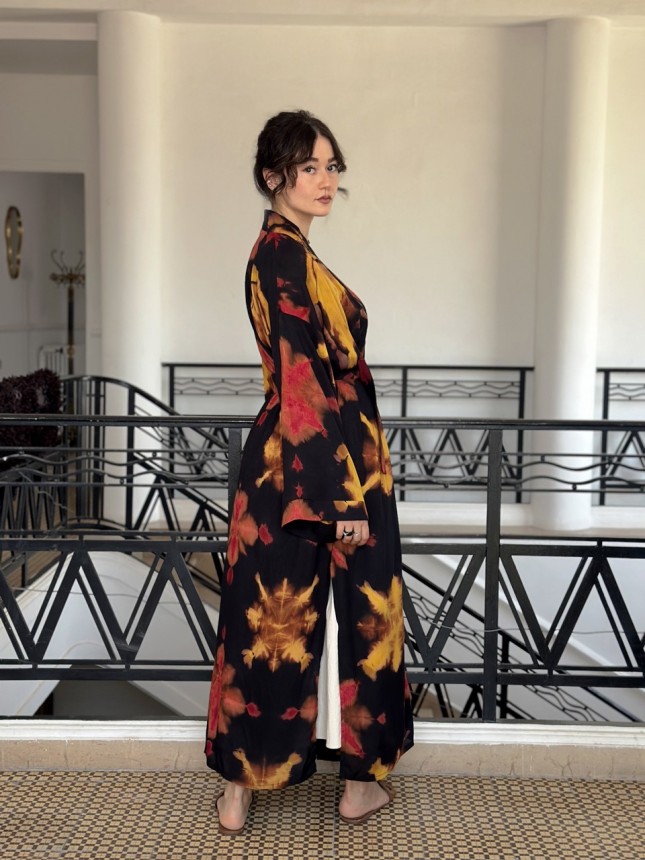 KIMONO SHIBORI THE YELLOW