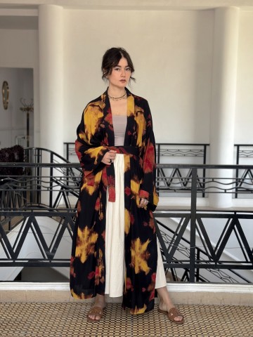 KIMONO SHIBORI THE YELLOW