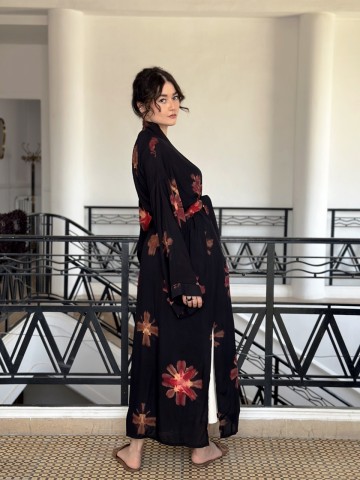 KIMONO SHIBORI THE BROWN