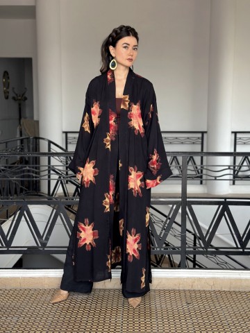 KIMONO SHIBORI THE FIRE
