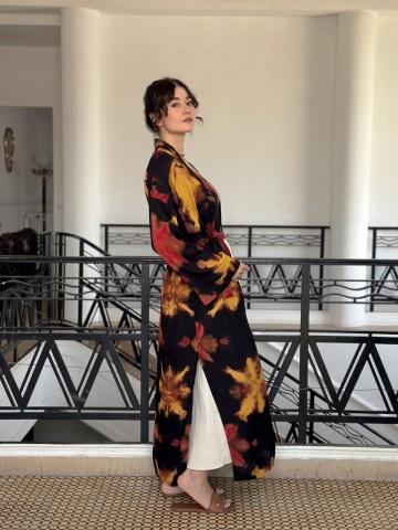 KIMONO SHIBORI THE YELLOW