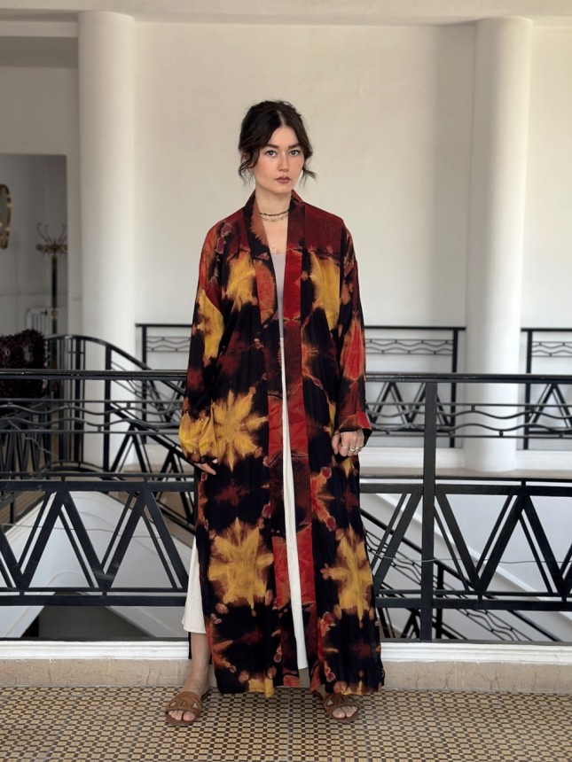 KIMONO SHIBORI THE YELLOW EXTRA