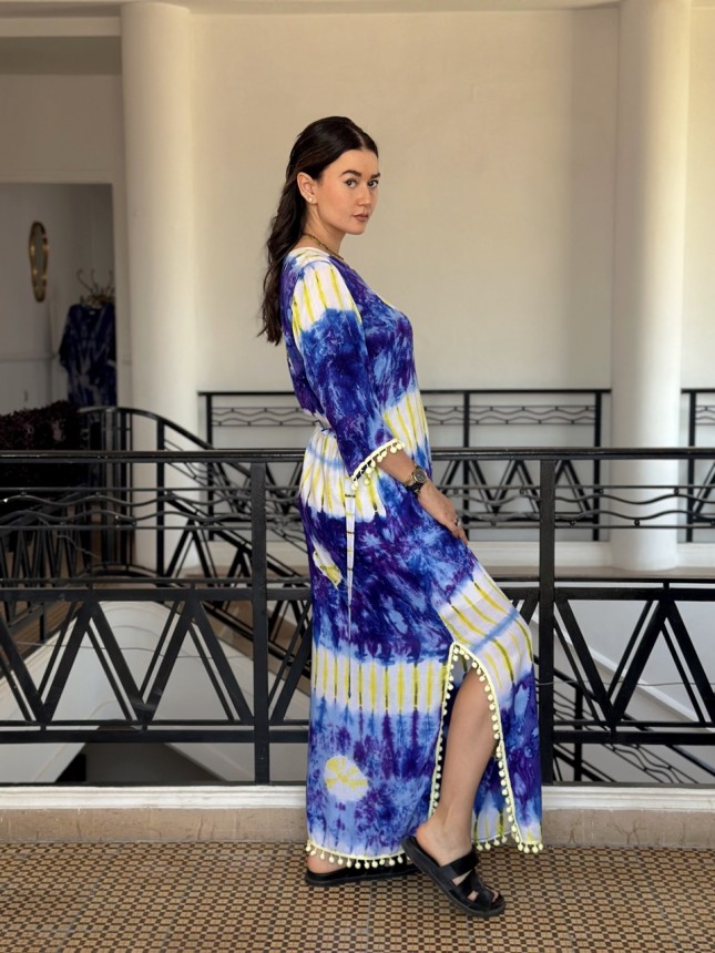 ROBE SOLEAJAUNE BLEU 