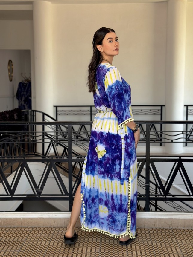 ROBE SOLEAJAUNE BLEU 