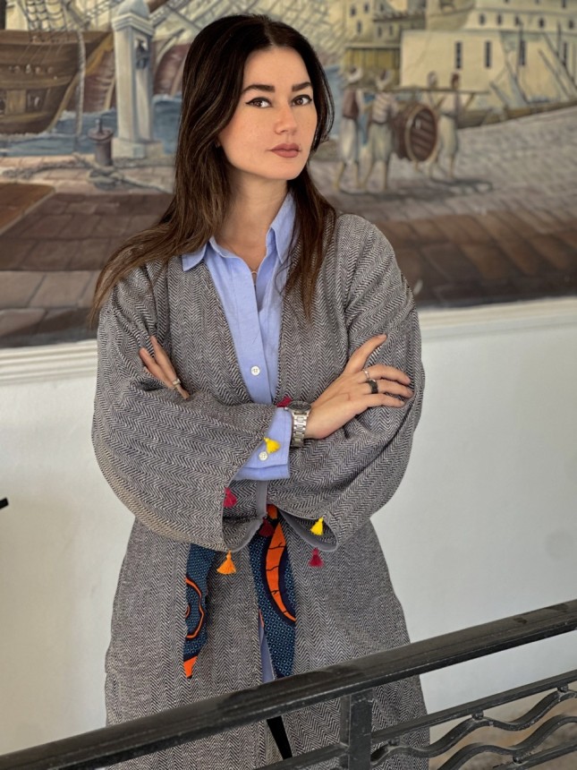 KIMONO AVEC CEINTURE EN WAX AMAZONIE