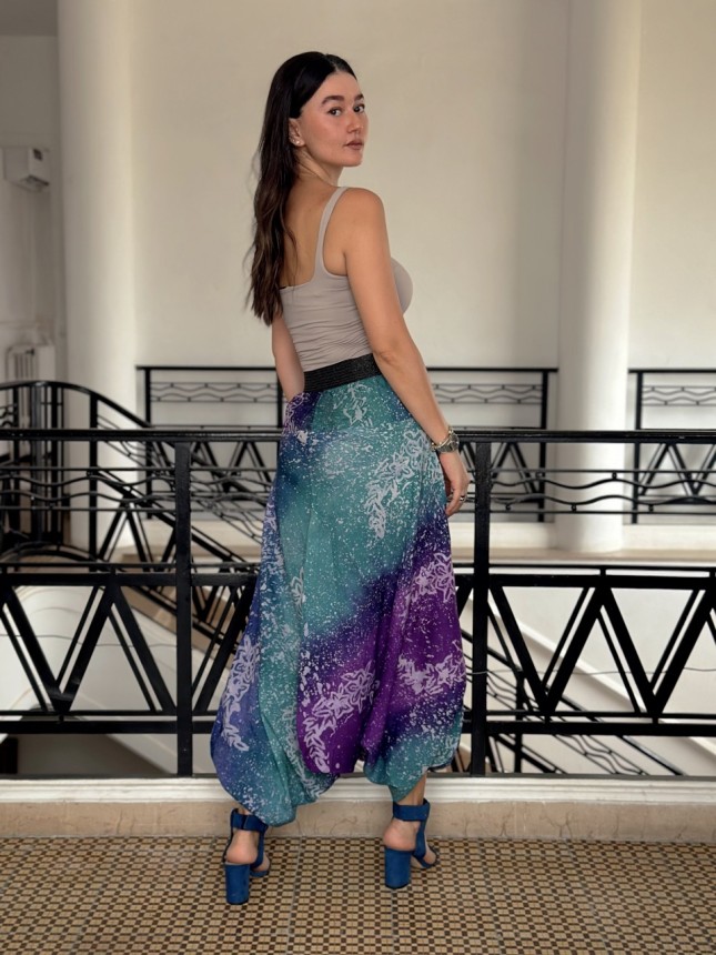 SAROUAL ALGERIEN VIOLET VERT