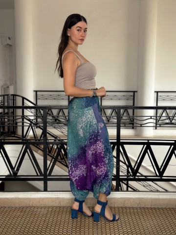 SAROUAL ALGERIEN VIOLET VERT