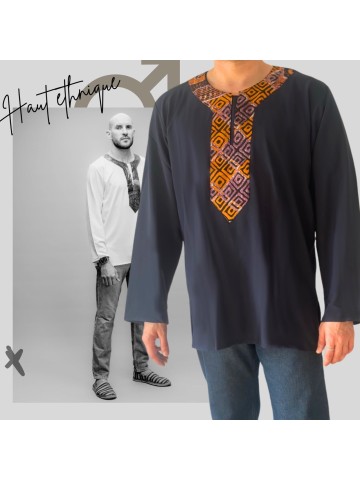 HAUT POUR HOMME EN WAX 07