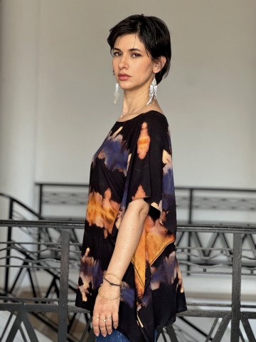 HAUT EN  SHIBORI FUEGO