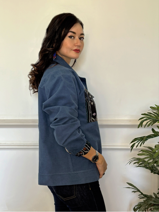 Veste Oversize avec col et manches longues