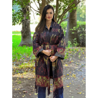 VESTE SINGARAJA Collection capsule en IKAT inspiration Indonésienne EDITION LIMITEE