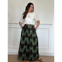 JUPE LONG IMPRIMÉ WAX 17