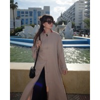 KIMONO INSPIRATION CHINOISE BEIGE