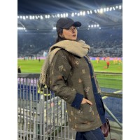 VESTE ETHNIQUE AVEC DÉTAILS EN JEAN OVERSIZE