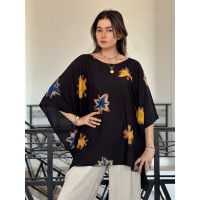 HAUT EN  SHIBORI FLOWER YELLOW